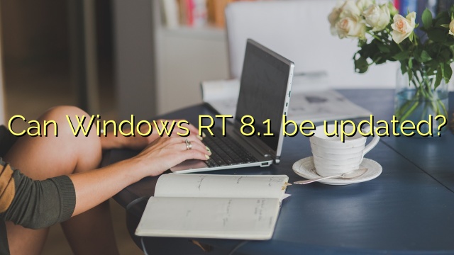 Can Windows RT 8.1 be updated?