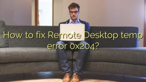 remote desktop mac 0x204